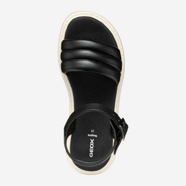 Підліткові сандалії для дівчинки Geox J Sandal Kodette Gir J55DBA000BC-C9999 39 Чорні (8058192266195) - зображення 8