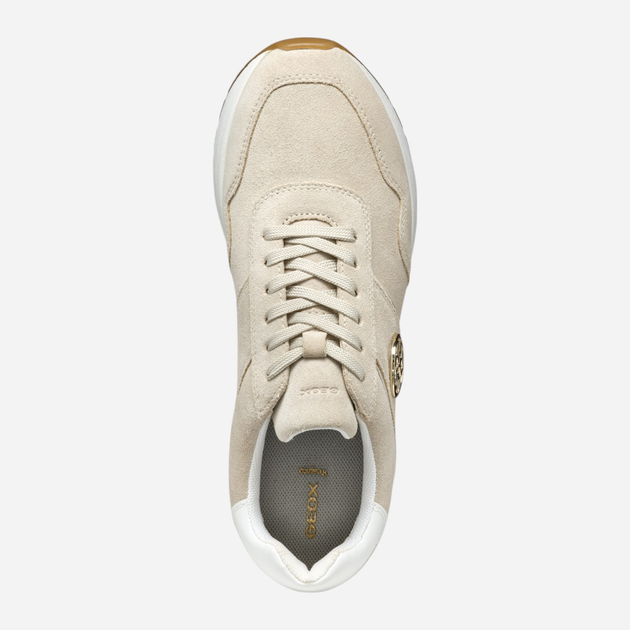 Sneakersy damskie Geox D New Kency D55MZA022BN-CH62L 36 Beżowe (8058192162671) - obraz 6