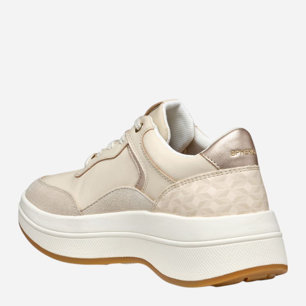 Sneakersy damskie Geox D Spherica Ecub-3 D46WTD08504-C1122 36 Beżowe (8058192163821) - obraz 3
