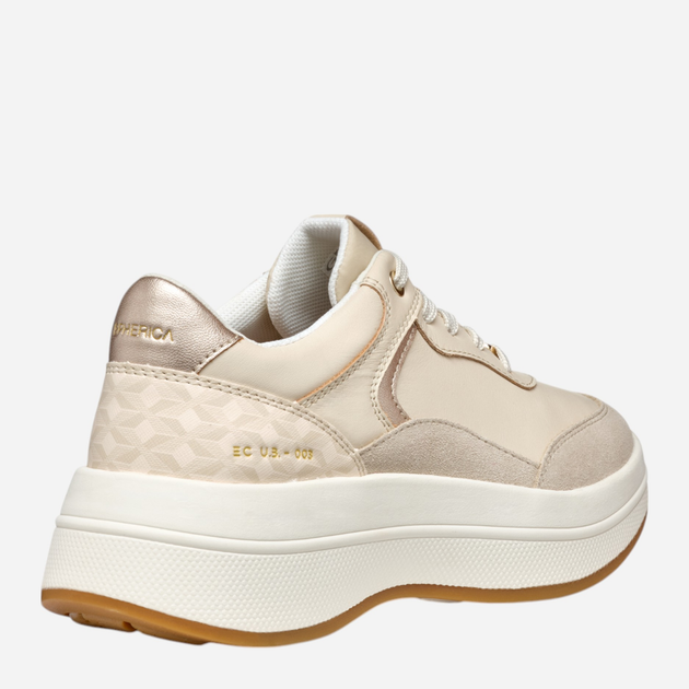 Sneakersy damskie Geox D Spherica Ecub-3 D46WTD08504-C1122 36 Beżowe (8058192163821) - obraz 4