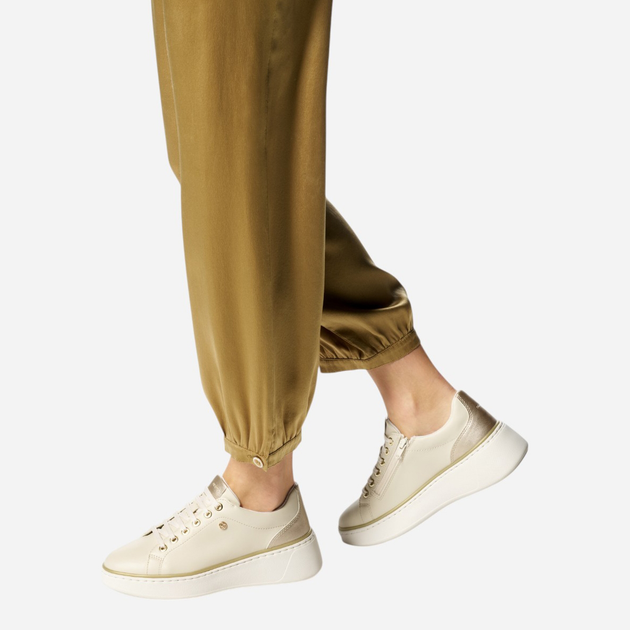 Sneakersy damskie Geox D Sunnetty D55YHA054AJ-C1S2L 41 Beżowe (8058192263620) - obraz 2