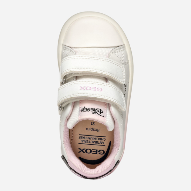 Дитячі кеди для дівчинки Geox B Gisli Girl B551MD08502-C0406 22 Білі (8058192274091) - зображення 8