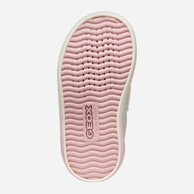 Дитячі кеди для дівчинки Geox B Gisli Girl B551MD08502-C0406 22 Білі (8058192274091) - зображення 9