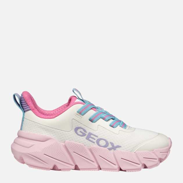Sneakersy dzięcięce dla dziewczynki Geox J Flexyper Fast Girl J55N5A0T99J-C0406 28 Białe (8058192304552) - obraz 1