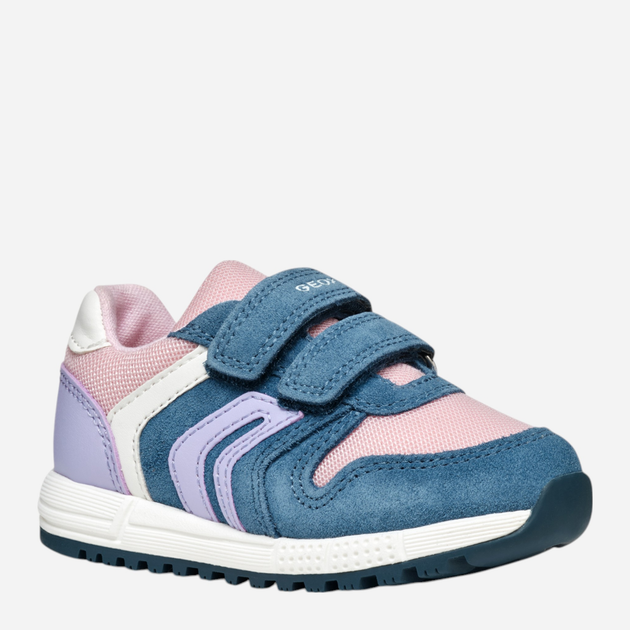 Buty sportowe dzięcięce dla dziewczynki skórzane Geox B Alben Girl B453ZA02214-C4BE8 22 Niebieskie (8058192202780) - obraz 2