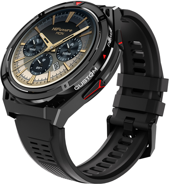 Смарт-часы HiFuture Active Black/Red (active.black-red) - изображение 1