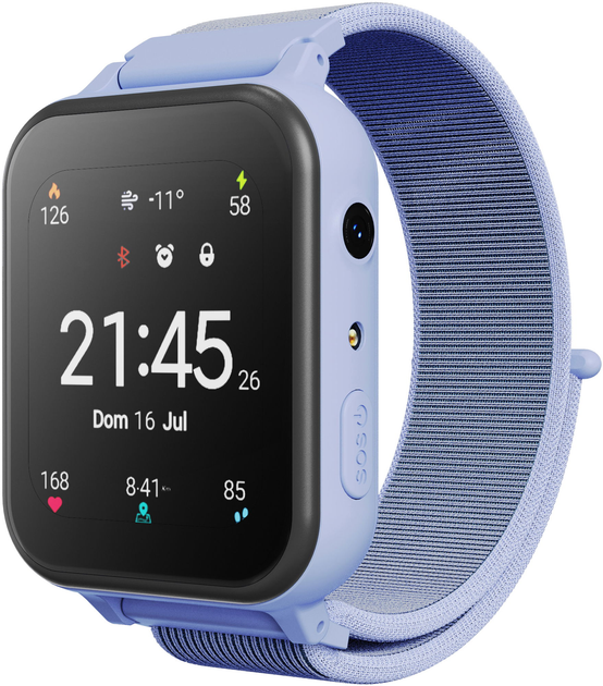 Детские смарт-часы Canyon Alfie KW-37 MP3 Study&Game Blue (CNE-KW37BL) - изображение 1