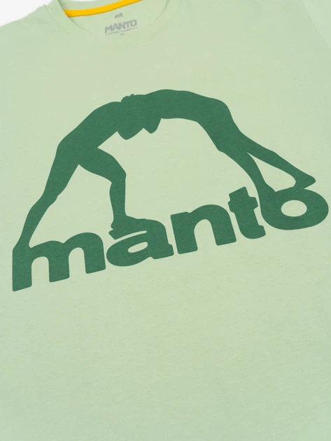 Футболка MANTO t-shirt VIBE 25 mint green-green M - Фото 2 Футболка MANTO t-shirt VIBE 25 mint green-green M - изображение 2