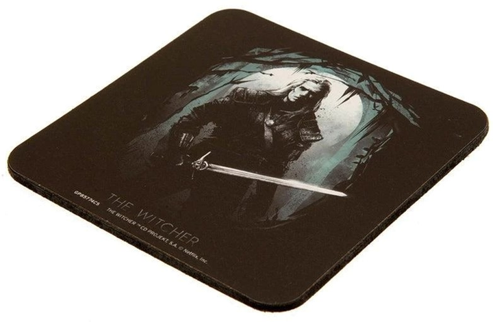 Zestaw prezentowy Pyramid The Witcher The Hunter Map kubek 300 ml + podkładka + brelok (5050293857749) - obraz 4