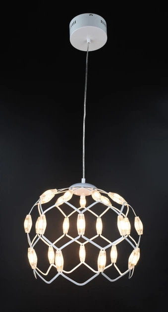 Люстра стельова LED D1288/400-wh-k Білий 42х40х40 див. - зображення 6