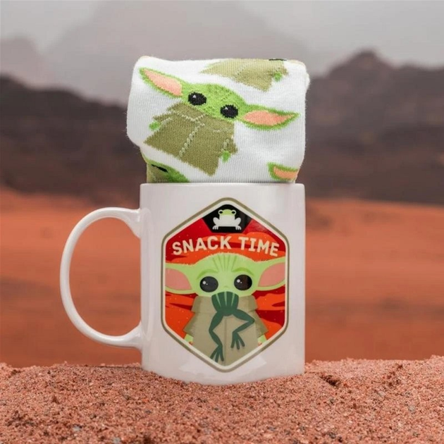 Подарунковий набір Paladone Star Wars The Child baby Yoda: Чашка 300 мл + шкарпетки (5055964757304) - зображення 5