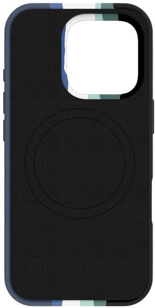 Etui Evelatus Multi-Colored Silicone Case With MagSafe do Apple iPhone 16 Pro Max Aura Blue (4752192091712) - obraz 3