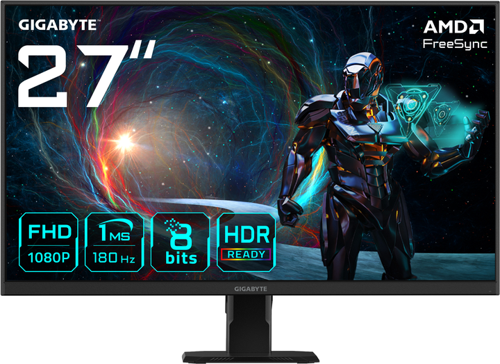 Монітор 27" Gigabyte GS27FA Gaming Monitor - зображення 1