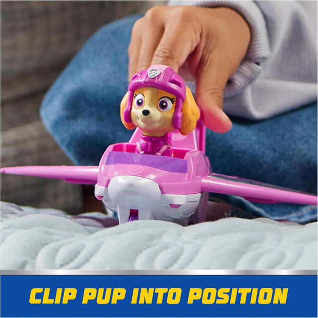 Pojazd Spin Master Psi Patrol Air Rescue Skye Hero Claw Jet 6071215 (0681147037564) - obraz 5