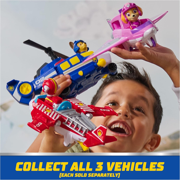 Pojazd Spin Master Psi Patrol Air Rescue Skye Hero Claw Jet 6071215 (0681147037564) - obraz 9