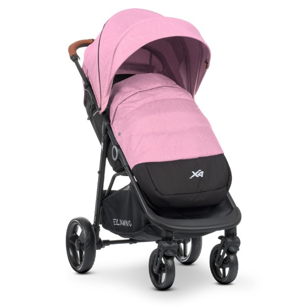Коляска прогулочная El Camino X4 ME 1024 Pink lines (25399) Черный с розовым - Фото 10 Коляска прогулочная El Camino X4 ME 1024 Pink lines (25399) Черный с розовым - изображение 10