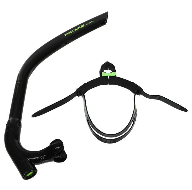Трубка для плавання YAR-SPORT PRO SNORKEL M077301 (полікарбонат, силікон, чорний) - изображение 5