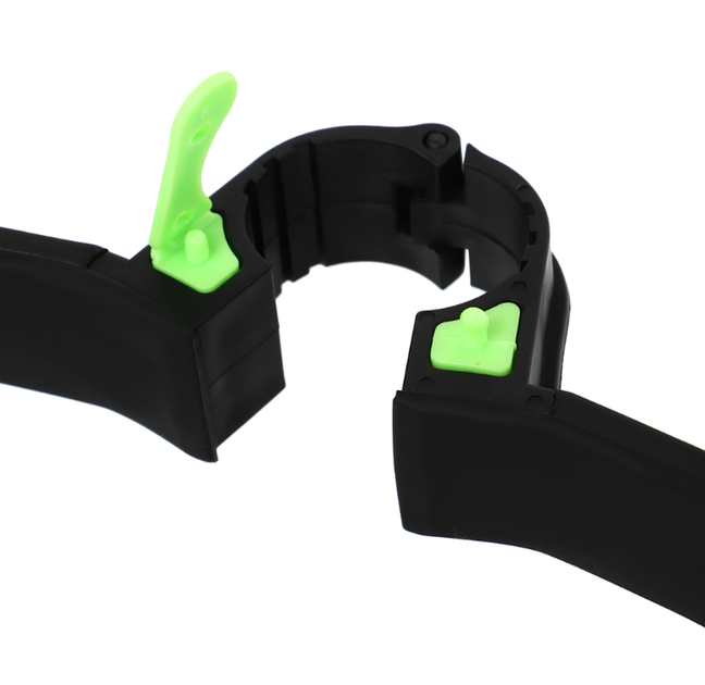 Трубка для плавання YAR-SPORT PRO SNORKEL M077301 (полікарбонат, силікон, чорний) - изображение 7