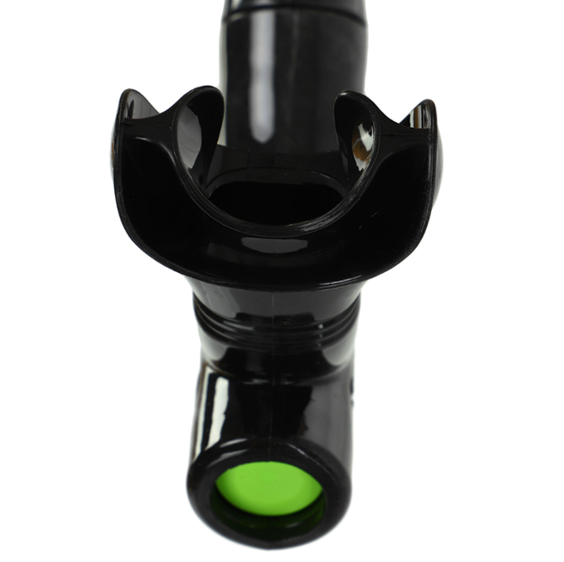 Трубка для плавання YAR-SPORT PRO SNORKEL M077301 (полікарбонат, силікон, чорний) - изображение 9