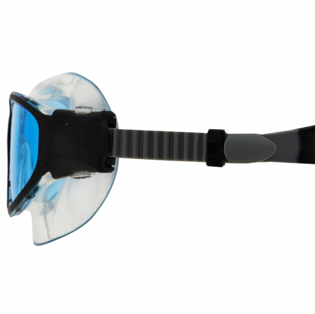 Окуляри-маска для плавання дитячі YAR-SPORT FLAME MASK JUNIOR M046103 (термопластична гума, полімер целюлози, поліпропілен, силікон, чорний) - изображение 4