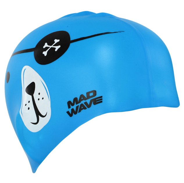 Шапочка для плавання дитяча YAR-SPORT Junior PIRATE M057312 (силікон, блакитний) - Фото 4 Шапочка для плавання дитяча YAR-SPORT Junior PIRATE M057312 (силікон, блакитний) - изображение 4