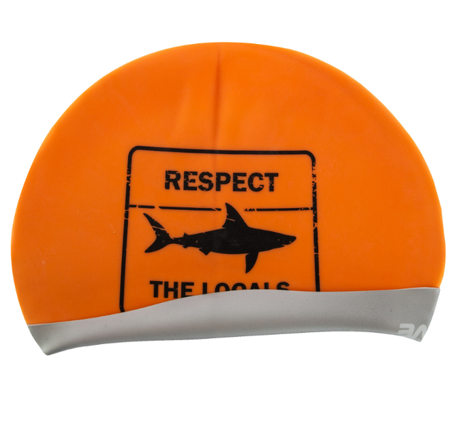 Шапочка для плавання YAR-SPORT RESPECT reversible M055024 (силікон, помаранчево-сірий) - изображение 12