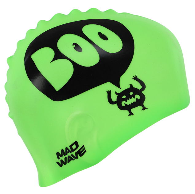 Шапочка для плавання дитяча YAR-SPORT Junior Boo M057305 (силікон, зелений) - Фото 5 Шапочка для плавання дитяча YAR-SPORT Junior Boo M057305 (силікон, зелений) - изображение 5