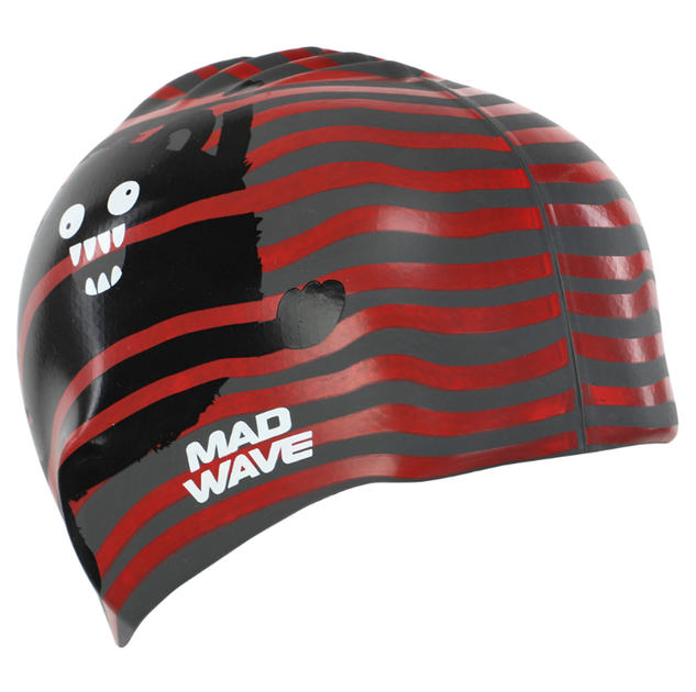 Шапочка для плавання дитяча YAR-SPORT Junior MONSTER M057309 (силікон, червоний) - Фото 4 Шапочка для плавання дитяча YAR-SPORT Junior MONSTER M057309 (силікон, червоний) - изображение 4