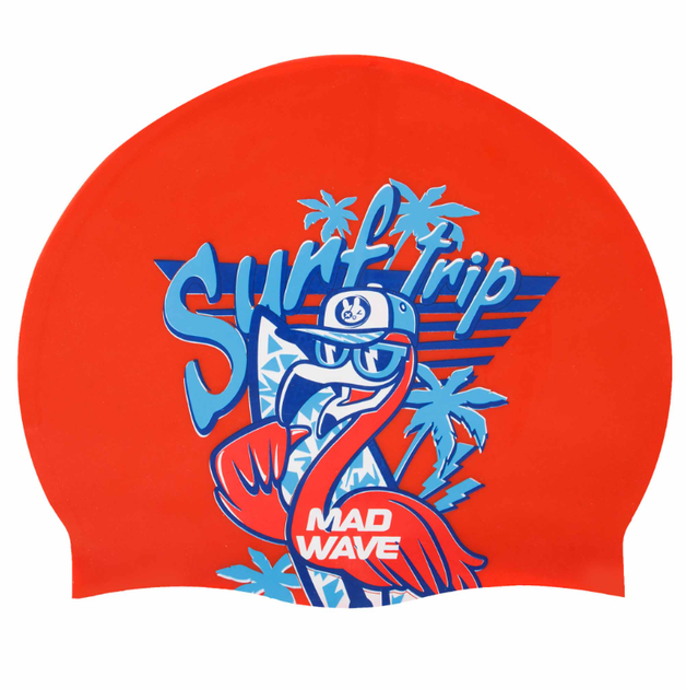 Шапочка для плавання дитяча YAR-SPORT Junior FLAMINGO M057206 (силікон, червоний) - Фото 3 Шапочка для плавання дитяча YAR-SPORT Junior FLAMINGO M057206 (силікон, червоний) - изображение 3