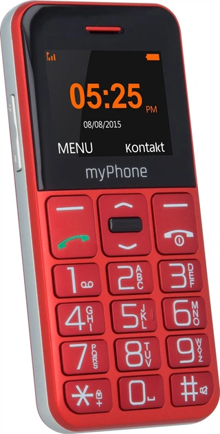 Мобільний телефон MyPhone Halo Easy PL, EN Red (TEL000346) - зображення 2