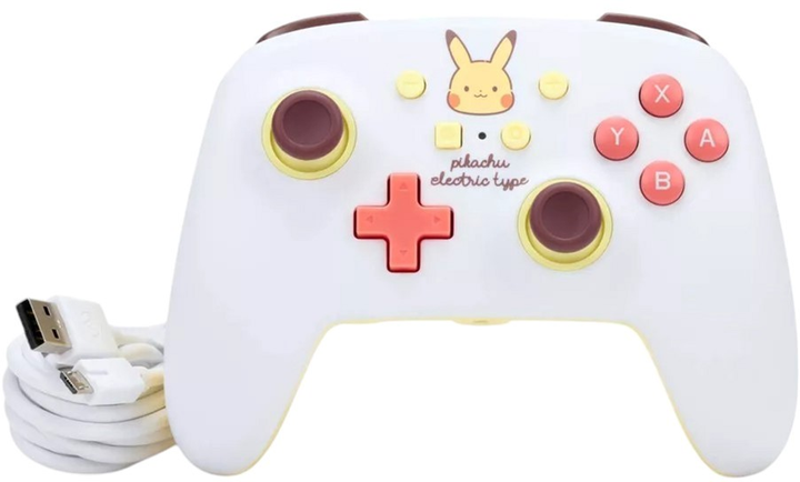 Kontroler PowerA Enhanced Nintendo Switch Pikachu Electric Type (0617885027345) - obraz 3