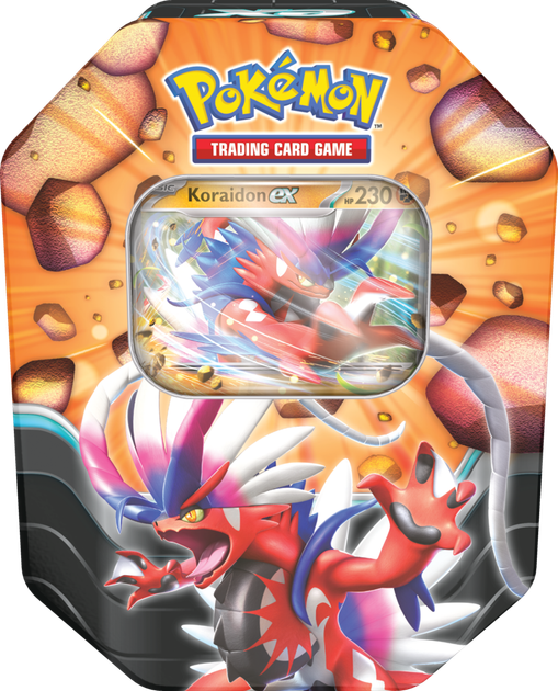 Набір Pokemon Company International Slashing Legends Tin Koraidon ex/Zacian ex Bundle 100-10379 (10196214108773) - зображення 3