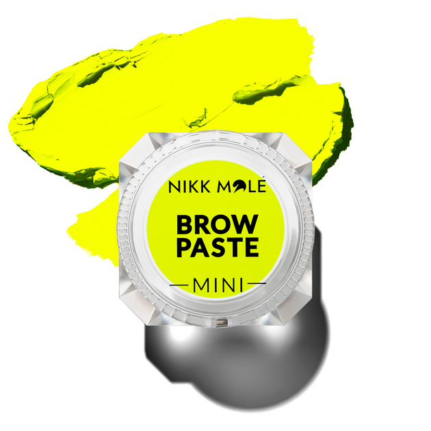 Паста Nikk Mole Brow Paste Mini Желтая 3.5 г - Фото 1 Паста Nikk Mole Brow Paste Mini Желтая 3.5 г - изображение 1