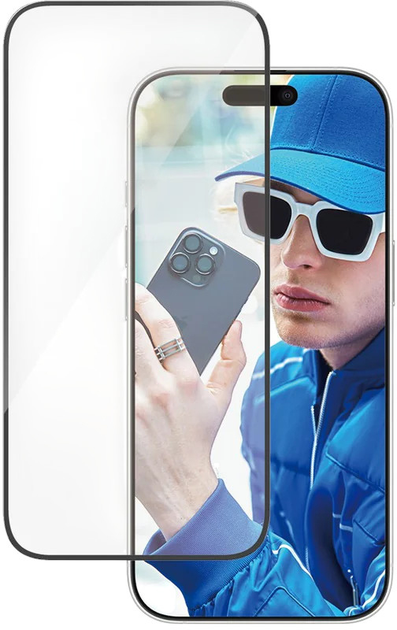 Szkło hartowane PanzerGlass Screen Protector Ultra-Wide Fit do Apple iPhone 16 Pro Black (5715685002380) - obraz 3