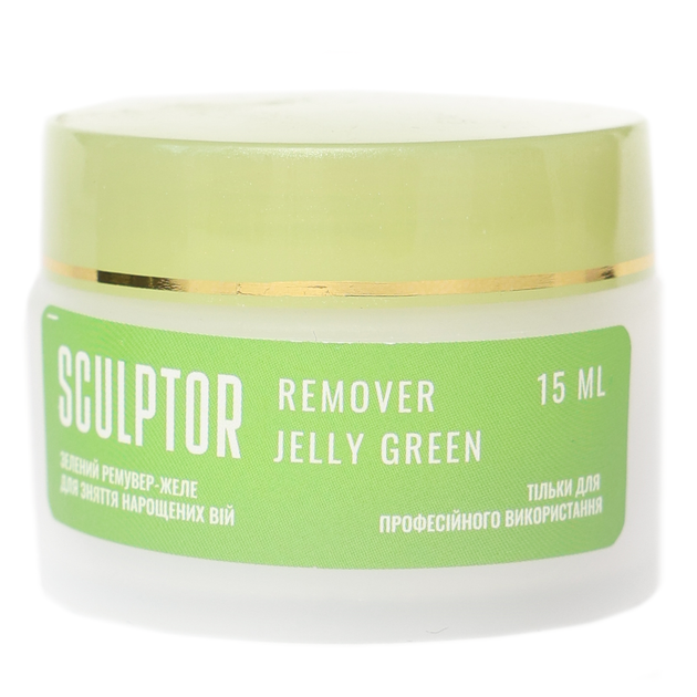 Ремувер желе Sculptor Lash Jelly Green 15 мл - Фото 2 Ремувер желе Sculptor Lash Jelly Green 15 мл - изображение 2