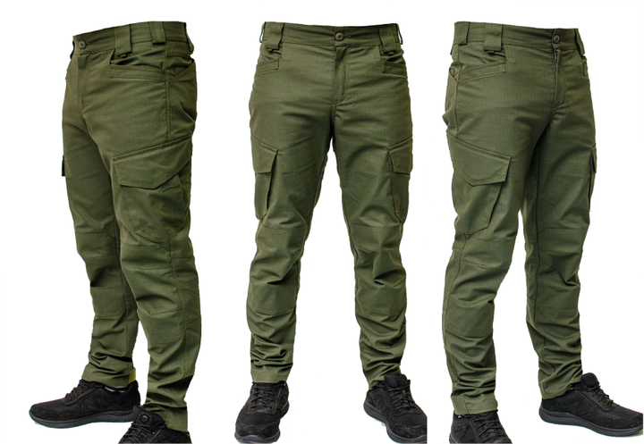 Тактичні штани WinTac Varvar Olive Urban Tactical Pants Special Fabric L/Long олива - зображення 2
