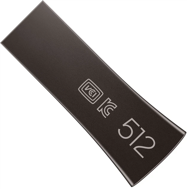 Флеш пам'ять USB Samsung Bar Plus 512GB USB 3.2 Gen1 Grey (MUF-512BE4/APC) - зображення 2