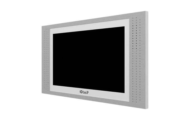 IP-видеодомофон BAS-IP AT-07L 7'' IPS SIP PoE Android, White + Silver - изображение 2