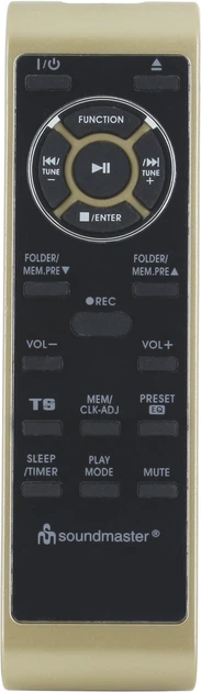 Виниловый проигрыватель SoundMaster NR560 Nostalgic Stereo MP3/FM/CD/Bluetooth/USB (4005425005780) - изображение 4