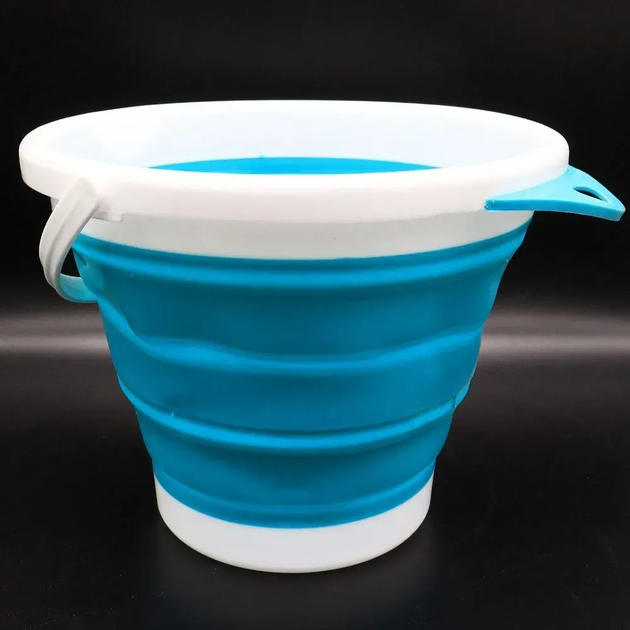 Відро силіконове складне на 10 л, Collapsible Bucket (L) - зображення 6