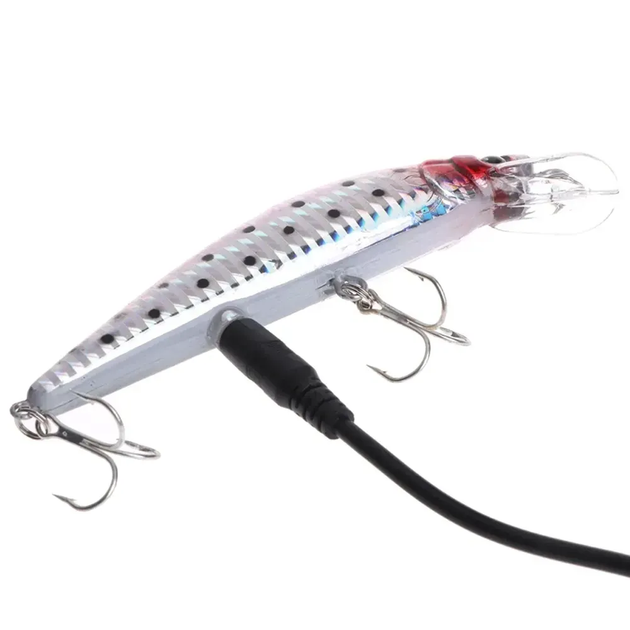 Приманка для лову хижих риб з підсвіткою та USB-зарядкою, Електронна Twitching Lure - зображення 9