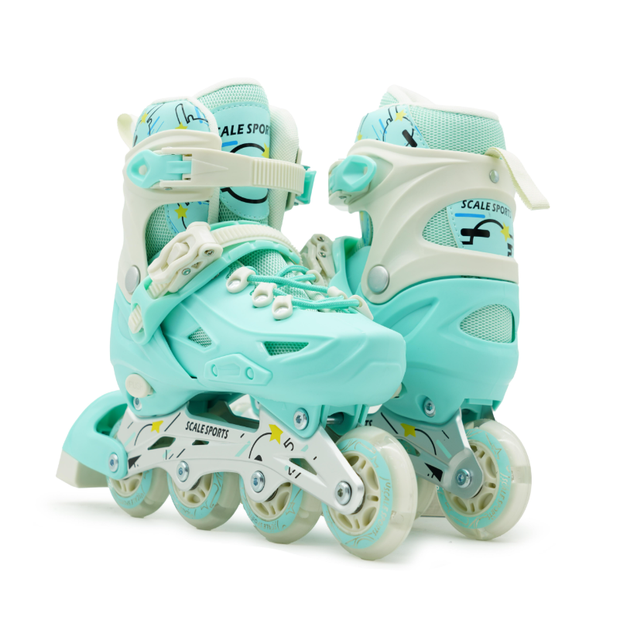 Ролики Scale Sports LF 605-2 размер 34-38 стелька 21-23.5 см Mint (DP-1364961067) - изображение 4