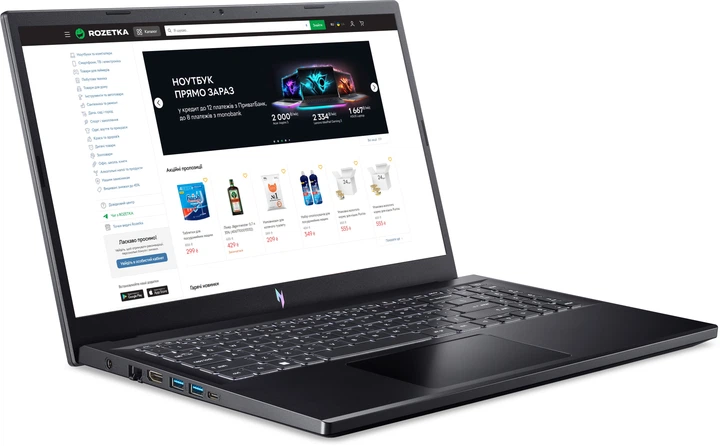 Ноутбук Acer Nitro V 15 ANV15-51-97CG (NH.QQEEU.00R) Obsidian