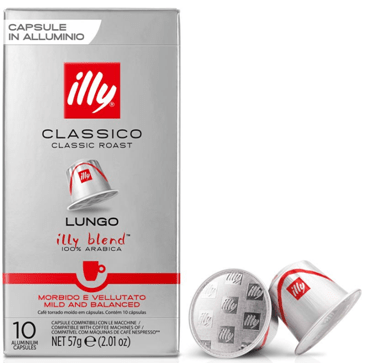 СЕТ 10 УПАКОВОК! Кофе в капсулах Nespresso ILLY Lungo Classic (10 упаковок = 100 капсул) - зображення 5