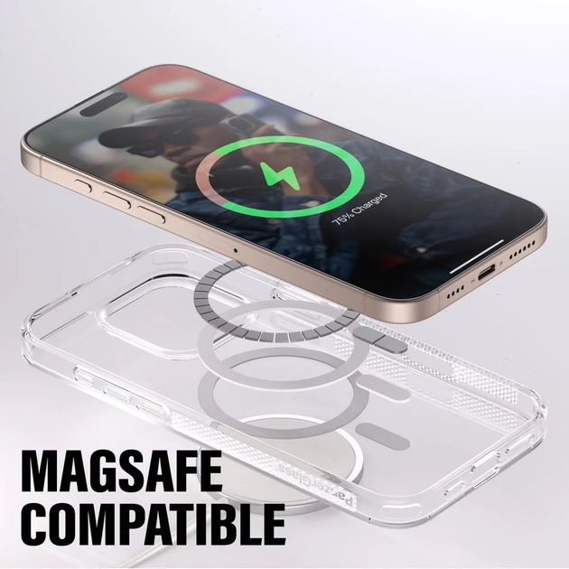 Etui PanzerGlass HardCase z MagSafe do Apple iPhone 16 Pro Max White (5715685003172) - obraz 3