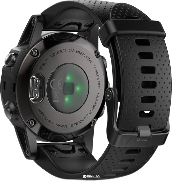 Спортивные часы Garmin Fenix 5S Sapphire Black with Black Band