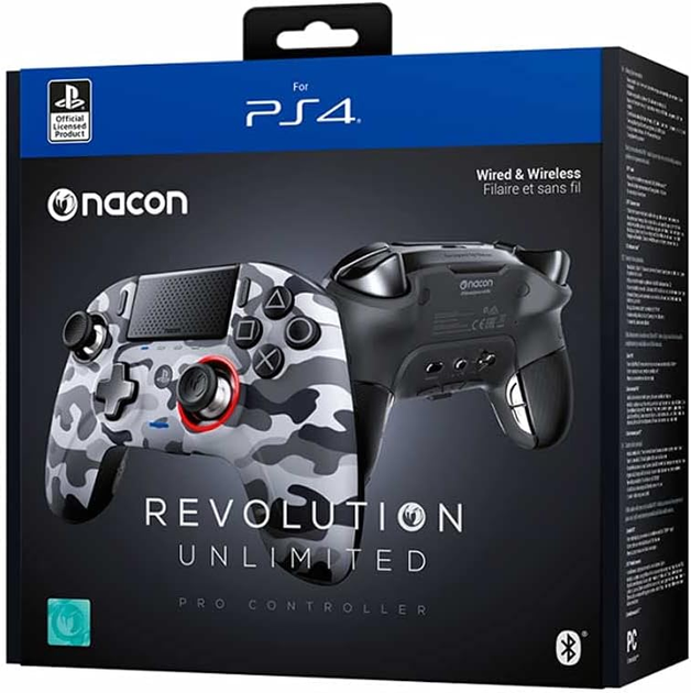 Kontroler Nacon Revolution Unlimited Pro Controller PS4 Camo Grey (3665962000696) - obraz 6