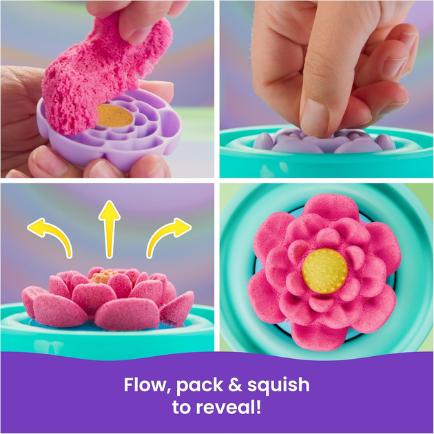 Кінетичний пісок Spin Master Kinetic Sand Квітка 6071548 240 г (0681147043015) - зображення 10