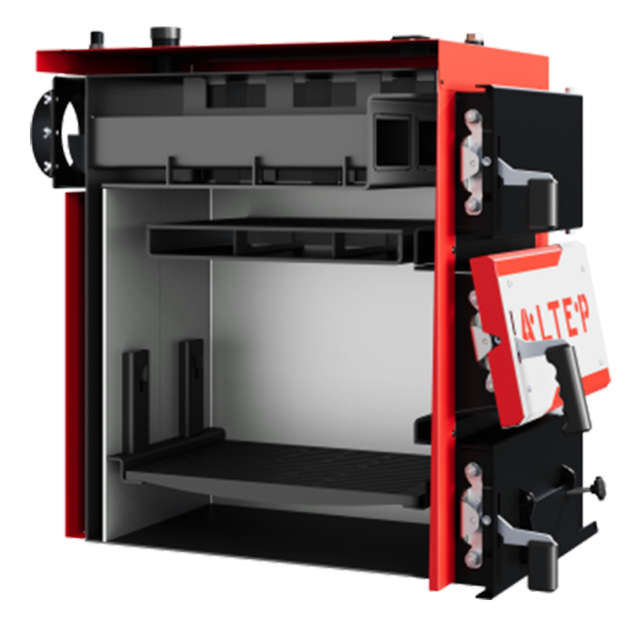 Твердопаливний котел Altep Compact 20 кВт, 6мм, під механічний регулятор тяги - изображение 2