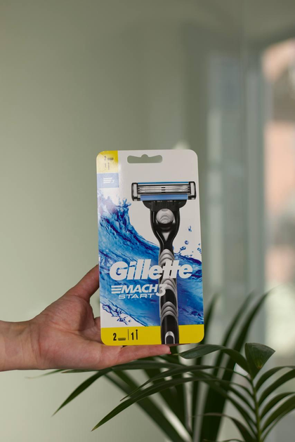 Ручная бритва Gillette Mach3 Start + смінні леза 2 шт - зображення 2